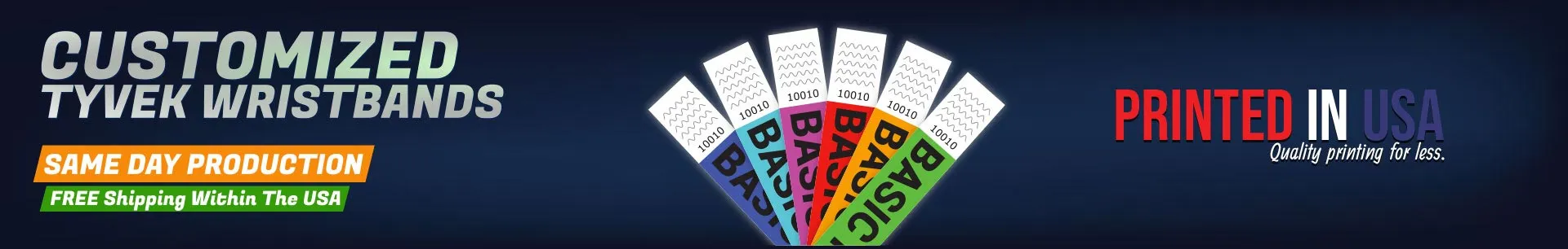 Tyvek Wristbands