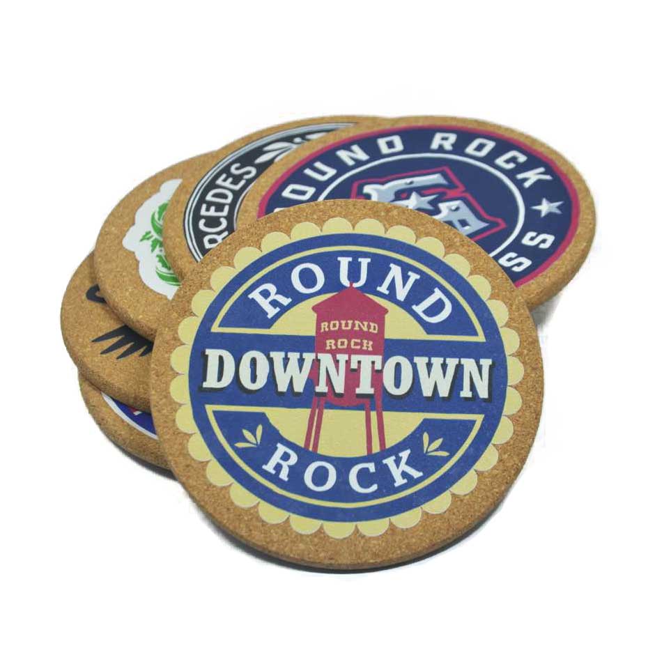 Premium Round Corner Cork Coaster thumb 206