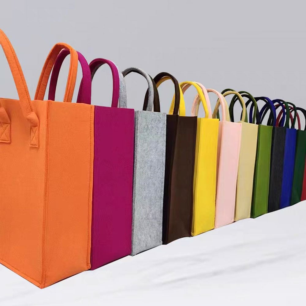 Custom Felt Medium Shopping Hand Bag thumb 315