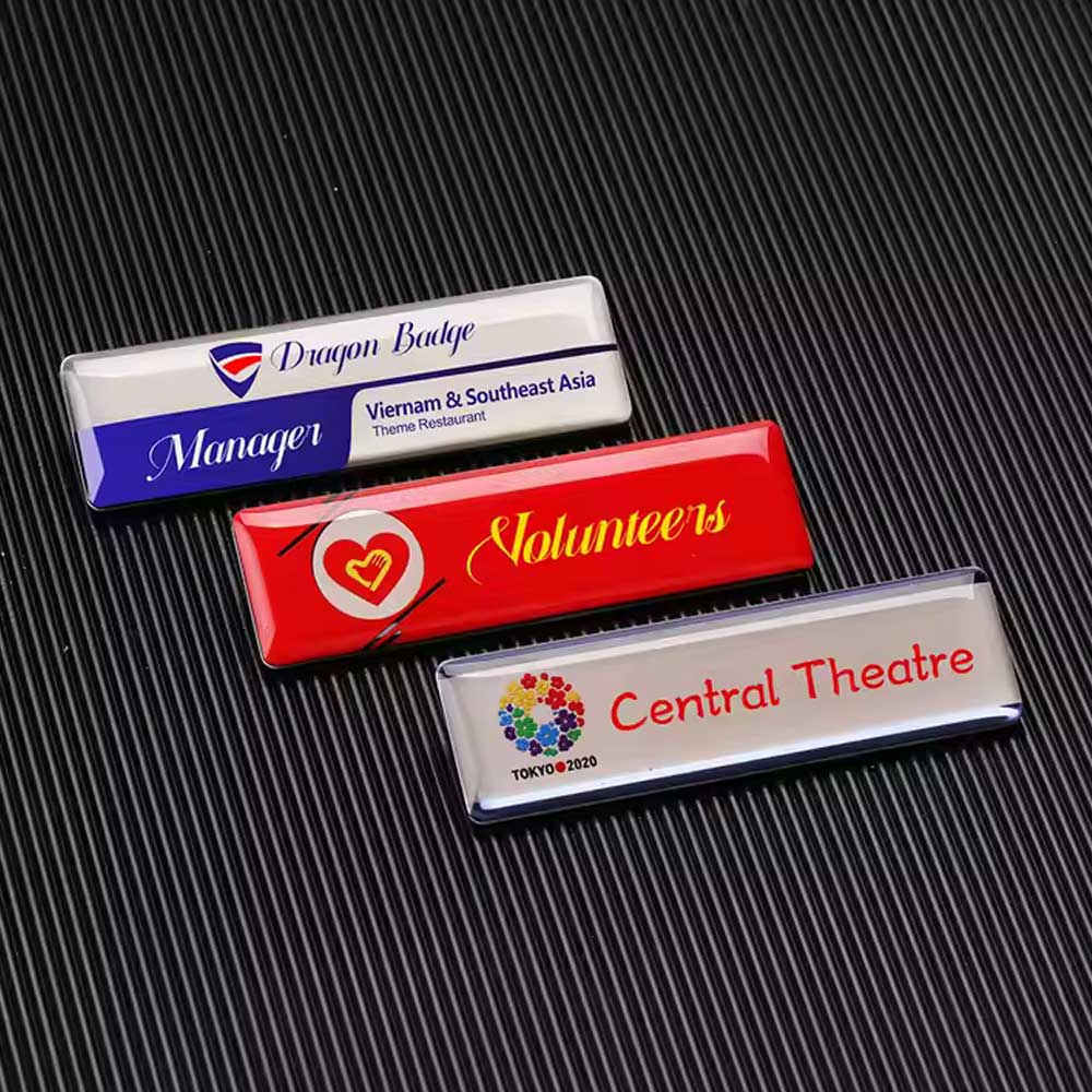 Epoxy Name Tag Badge page