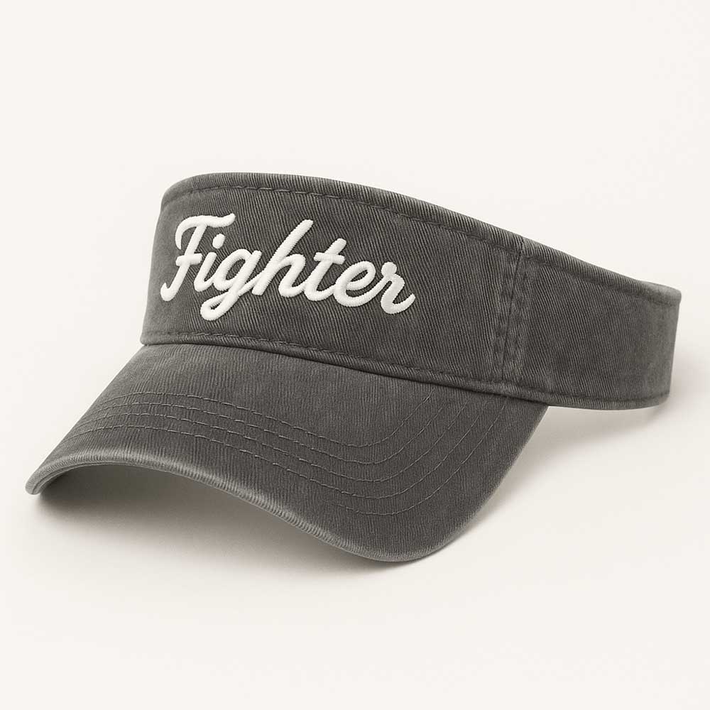 Visor Cap Wash Cotton with 3D Embroidery  thumb 389