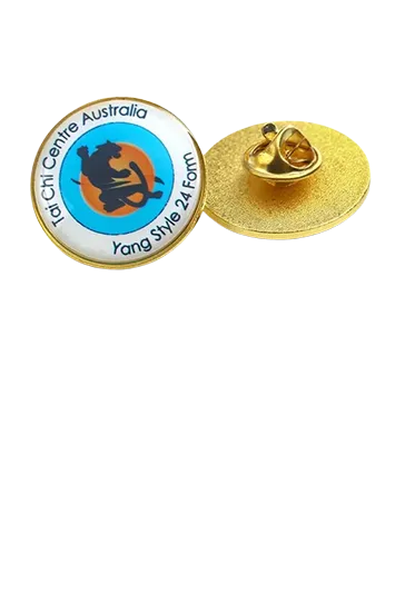 Customized Round Epoxy Lapel Pin