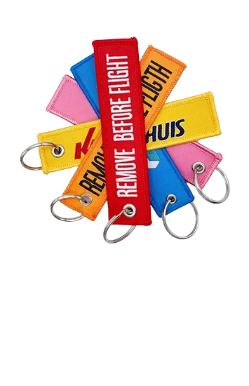Woven Embroidered Keyring