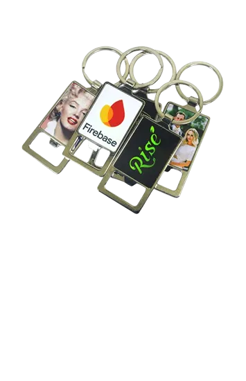 Photo Metal Keyring Bottle Opener